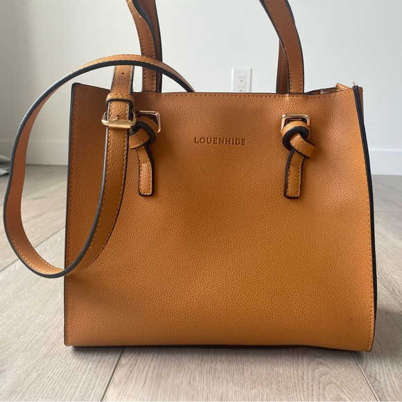Vegan Leather Louenhide Bag with cross body option - Picture 1 of 14
